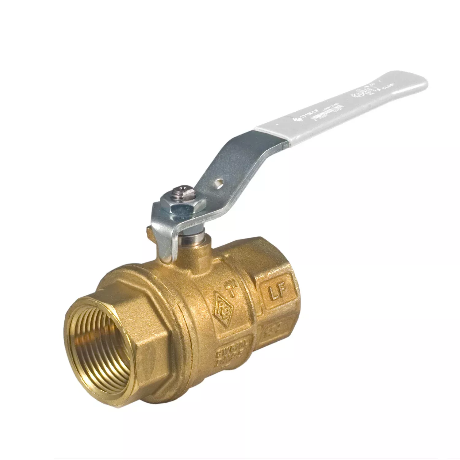 Bonomi 171NLF 1-1/2 Inch NPT Lead Free Brass Full Port Ball Valve